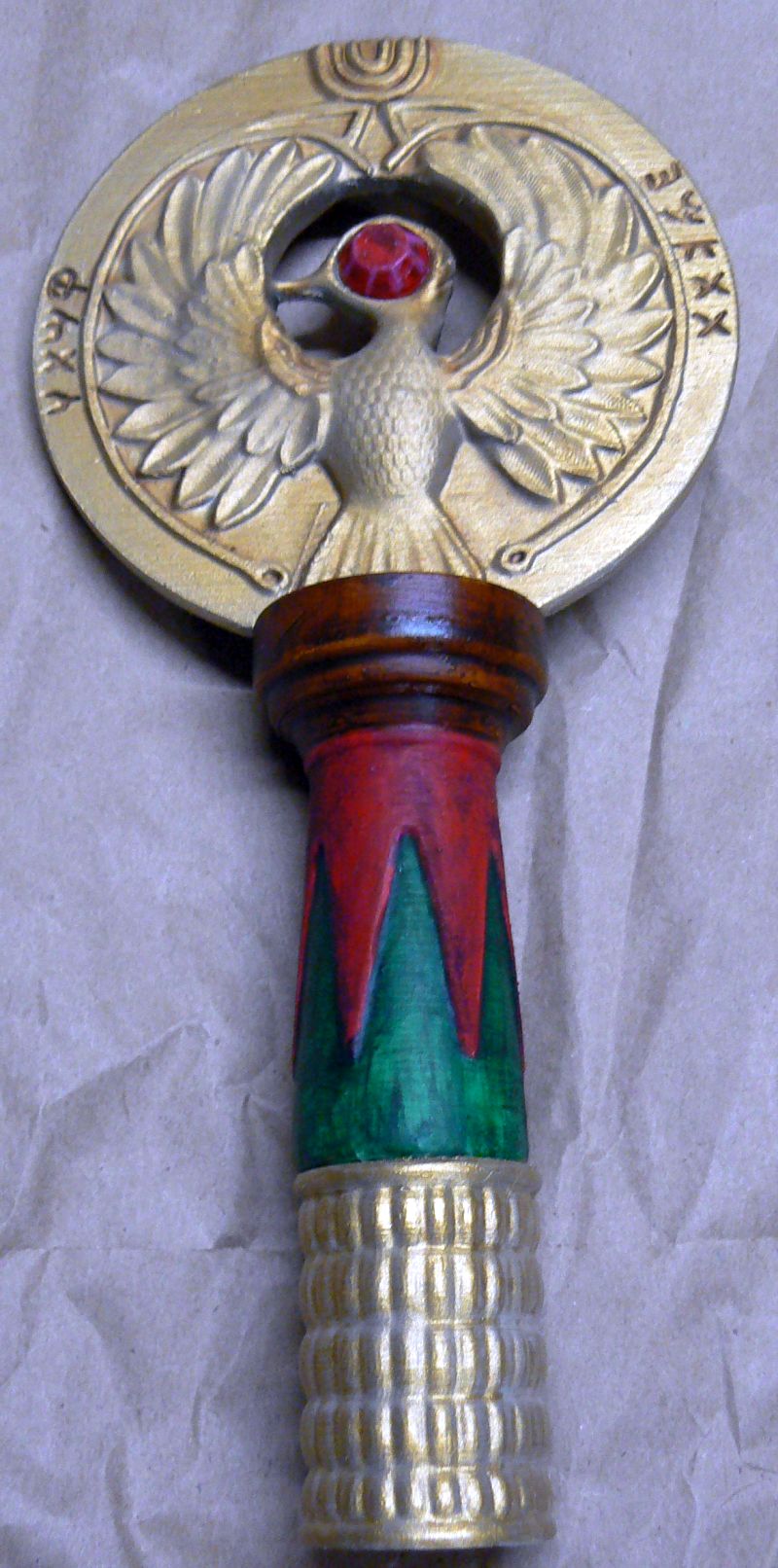 Staff of Ra Head Piece Back